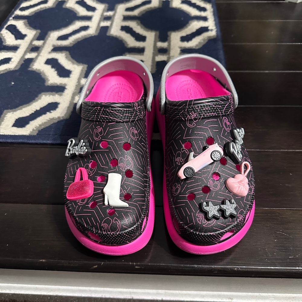 Crocs Crush Clog Barbie Black Pink